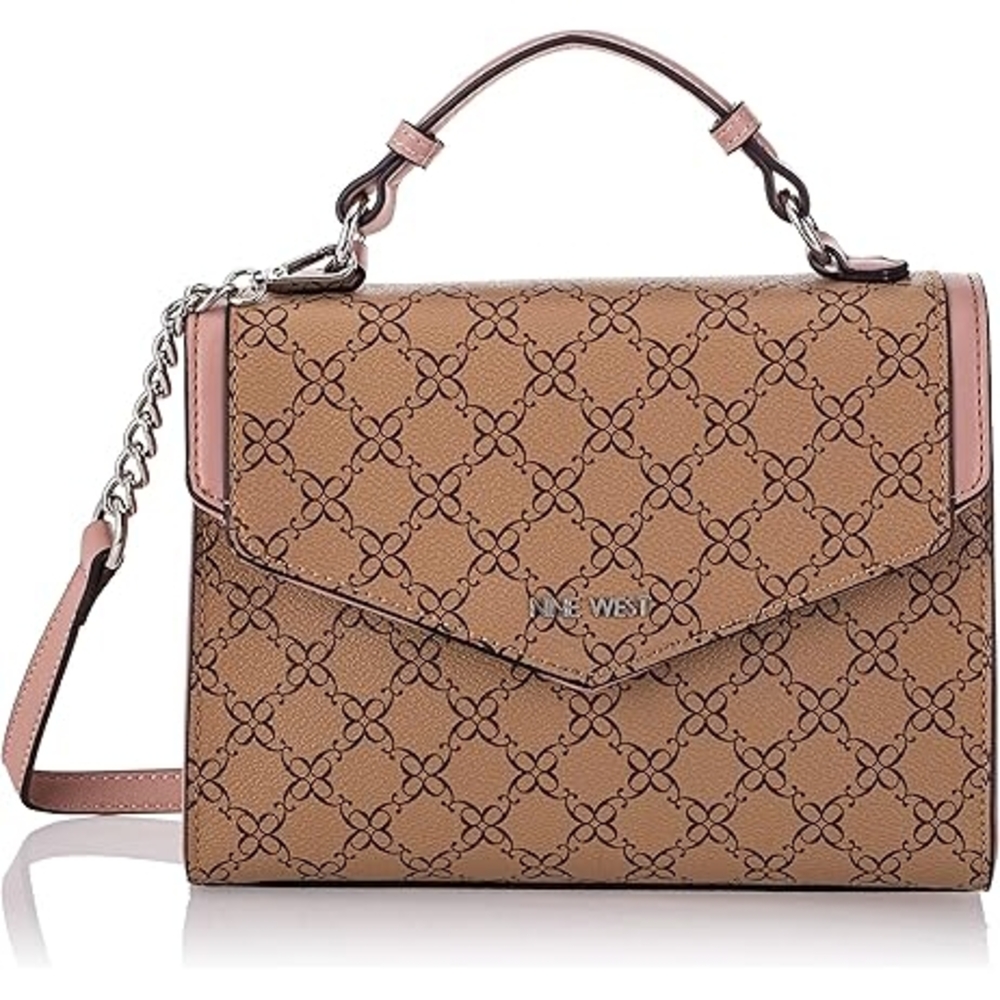 Nine West Tan and Pink Women's Bag